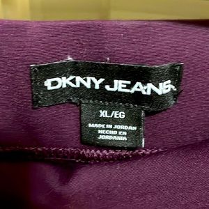 DKNY Purple ponte pull on